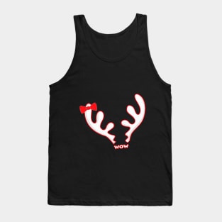 wow horns butterfly Tank Top